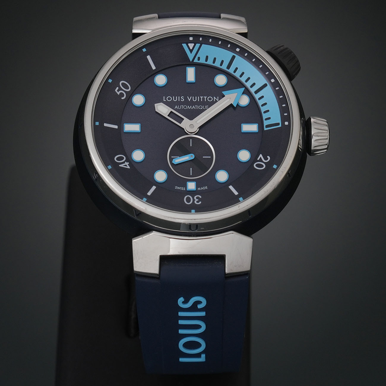 LOUIS VUITTON(USED)루이비통 땅부르 스트리트 다이버 워치 QA121